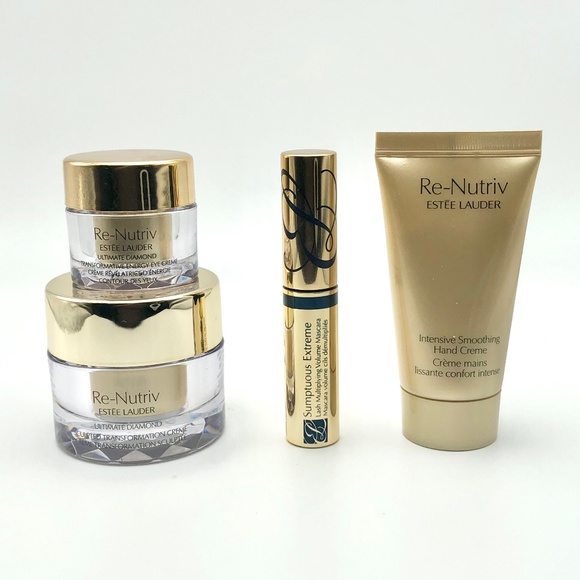 Re-Nutriv Ultimate Diamond Skincare 5 Pcs Gift Set Estee Lauder NEW $240 - Picture 2 of 4